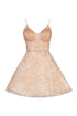 V-Neck Strap Mini Dress